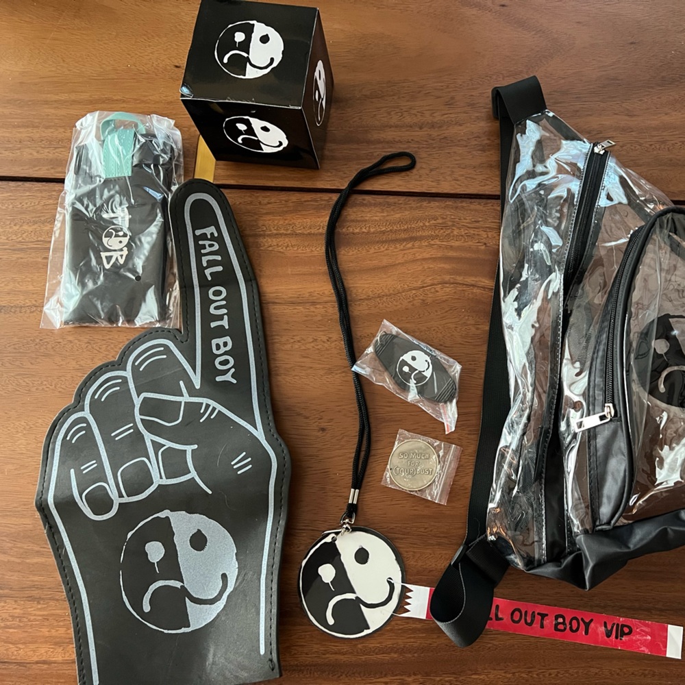Fall Out Boy VIP Merch Package So Much For (Tour) Dust VIP(2023 Exclusive)NEW 🎱